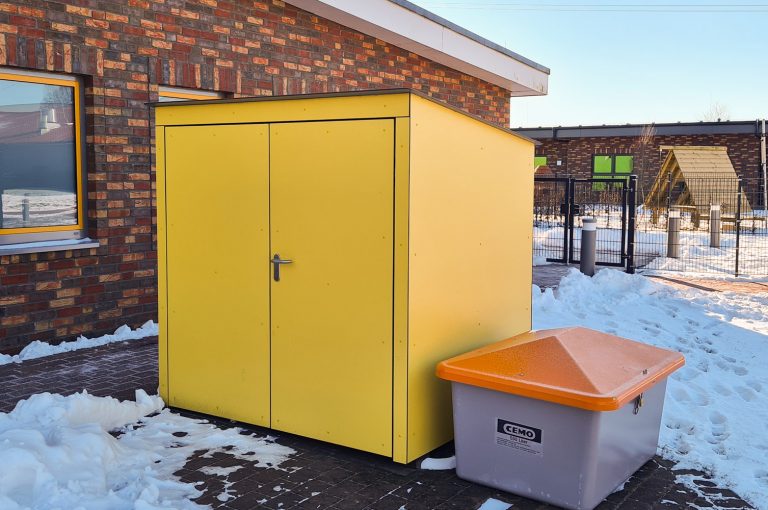 Außenanlagen Mülleimereinhausung (Kinderkrippe Friedrichsfehn)